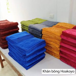 Khăn bông dệt logo theo yêu cầu - Khăn Bông HOAKOYO - Công Ty TNHH HOAKOYO